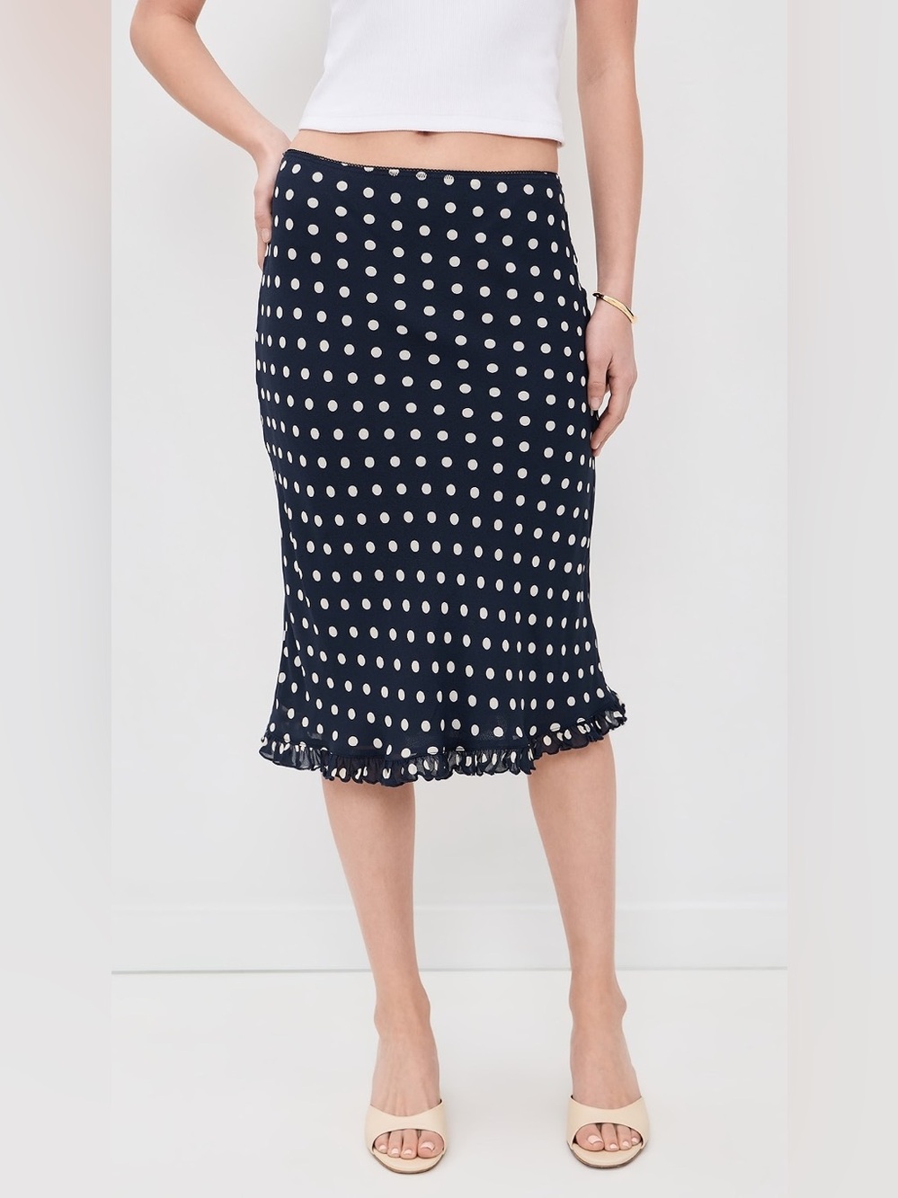 🔖Reformation Layla Knee Length Skirt